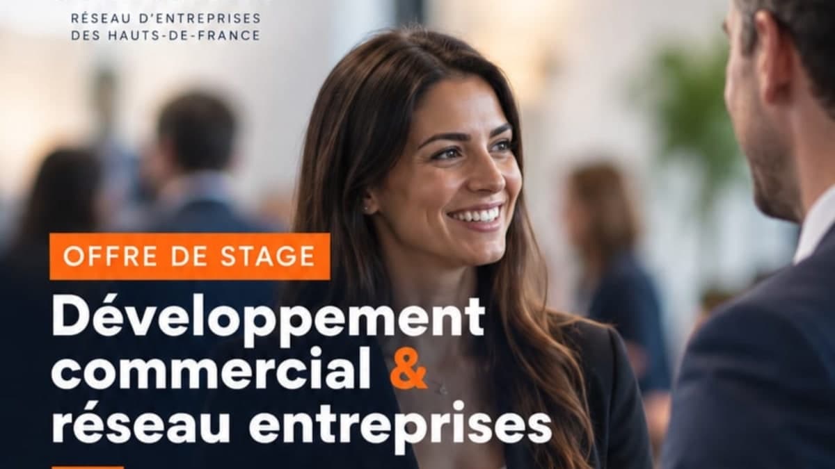 Offre de stage – Développement commercial & réseau entreprises H/F Connect HDF – Amiens / Hauts-de-France – Dès que possible